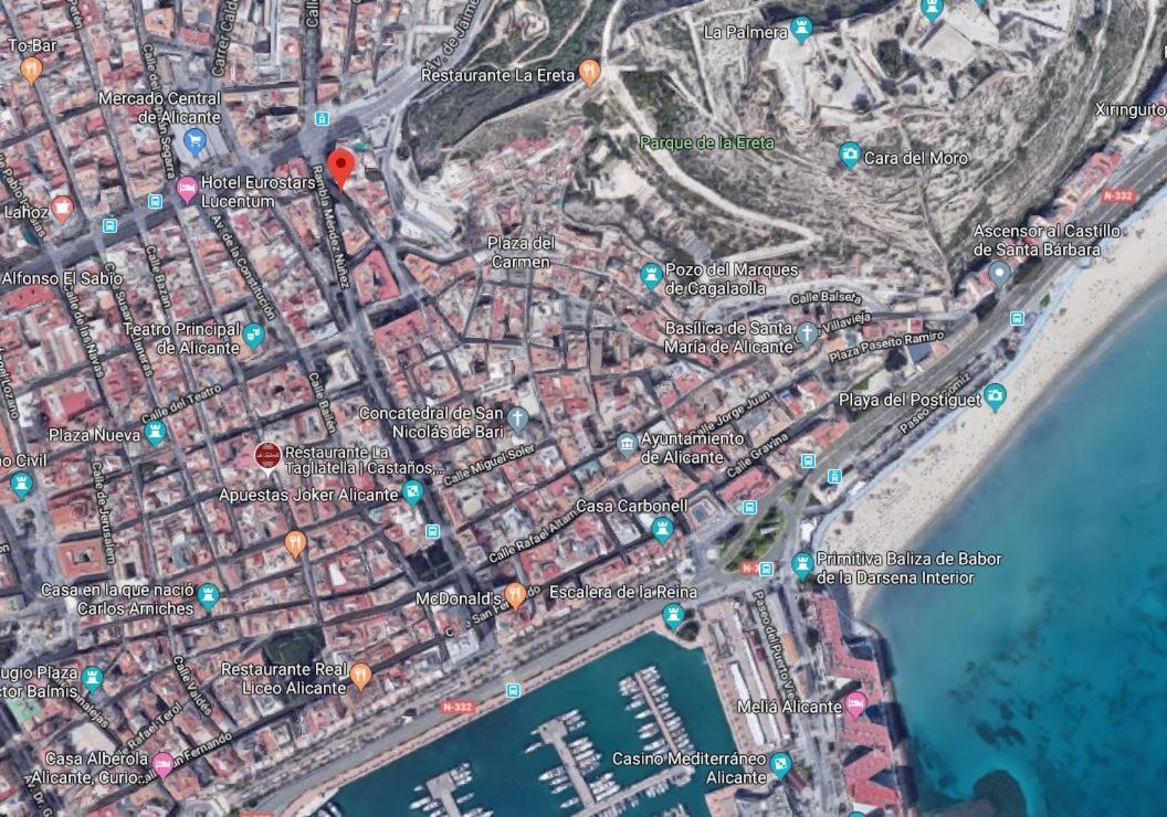 Apartamento Grande-Centro Barrio Playa Аликанте Екстериор снимка